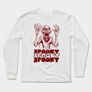A Spooky Halloween Night Long Sleeve T-Shirt
